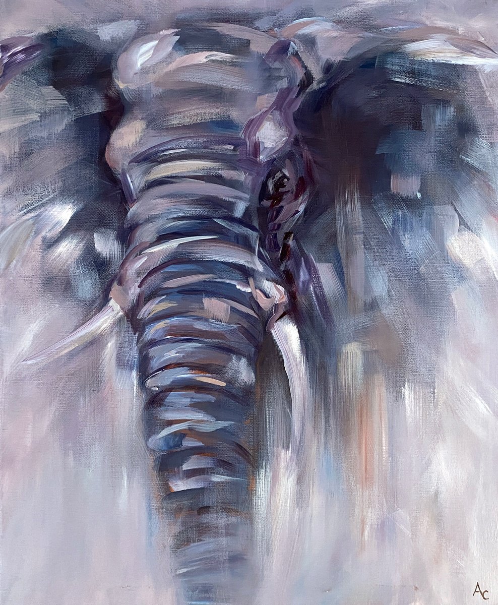 Evening Calm_Elephant by Arti Chauhan