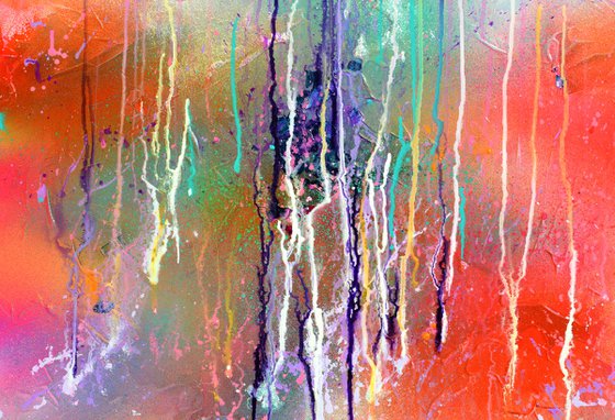Fresh Moods 87 - Large Vibrant Abstract Painting