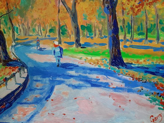 Autumn. Pond
