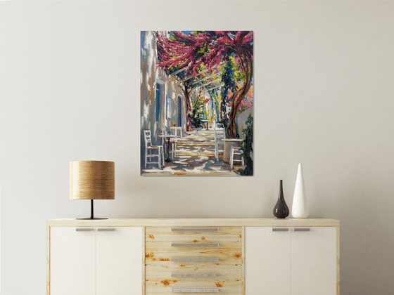 "Courtyard in Greece"