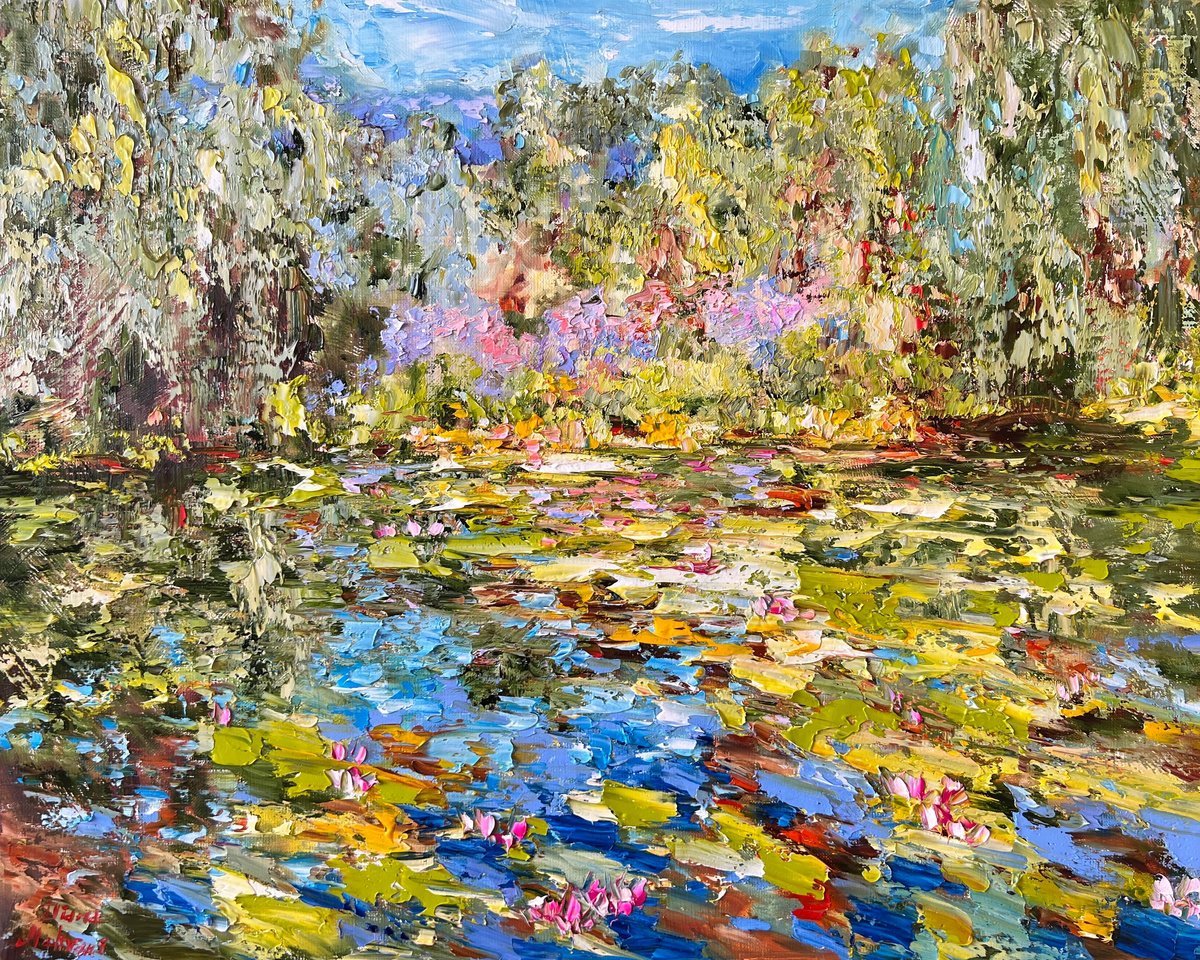 L’etang de Claude Monet by Diana Malivani