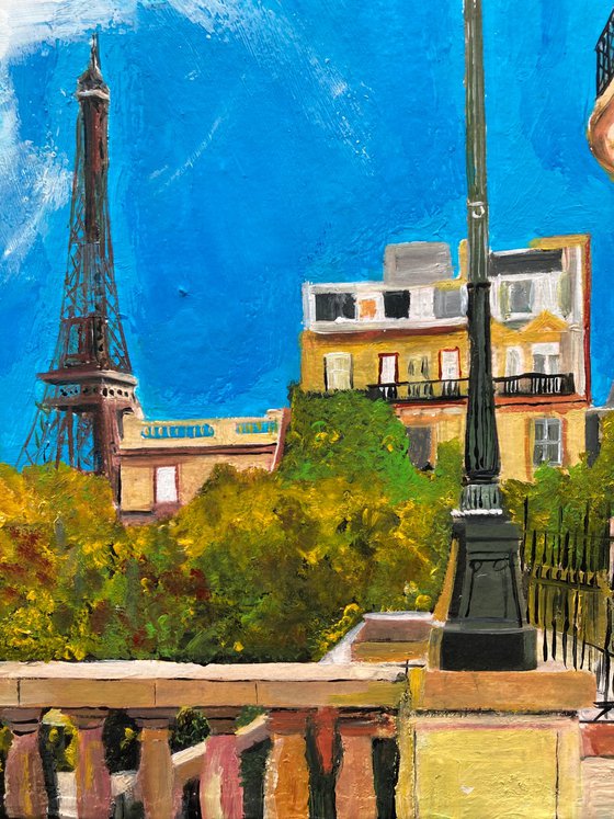 Bright And Sunny Paris In The Afternoon