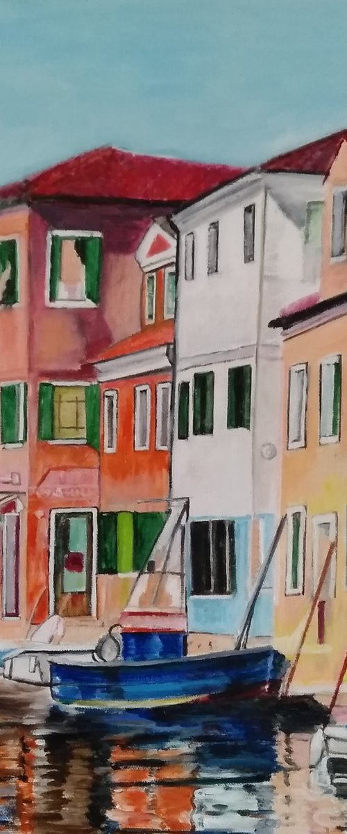 Venise houses by Isabelle Lucas