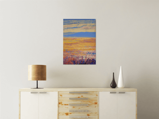 Orange Field 50x70cm.