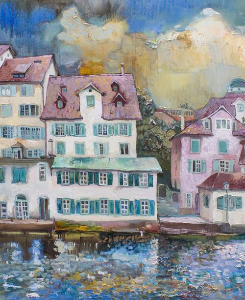 Rain in Zurich by Anastasiia Grygorieva