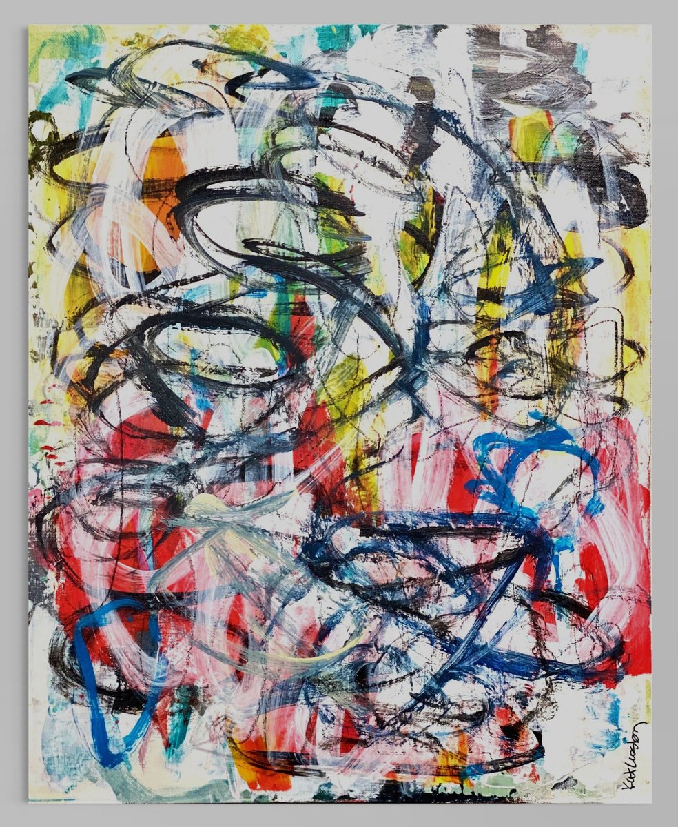 Causing A Ruckus By Kat Crosby, 16 X 20, Artwork For Sale On Artfinder