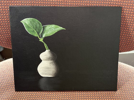 Ikebana: Green Leaves