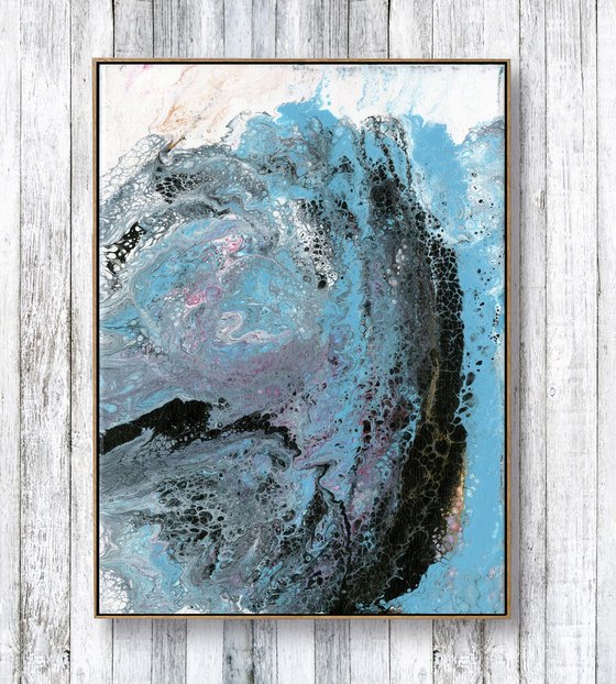 Natural Moments Collection 2 - 2 Abstract Paintings by Kathy Morton Stanion