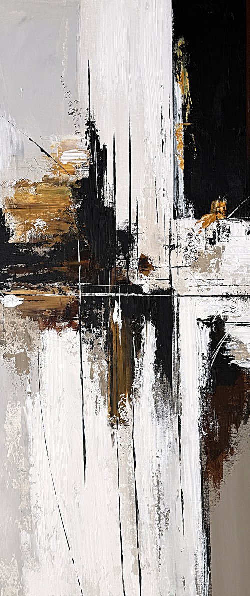 Convergence of Light. Square Abstract by Tatiana Malinovscaia