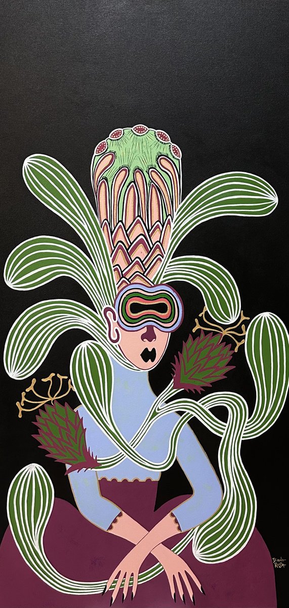 Femme Au Jardin by Diana Rosa