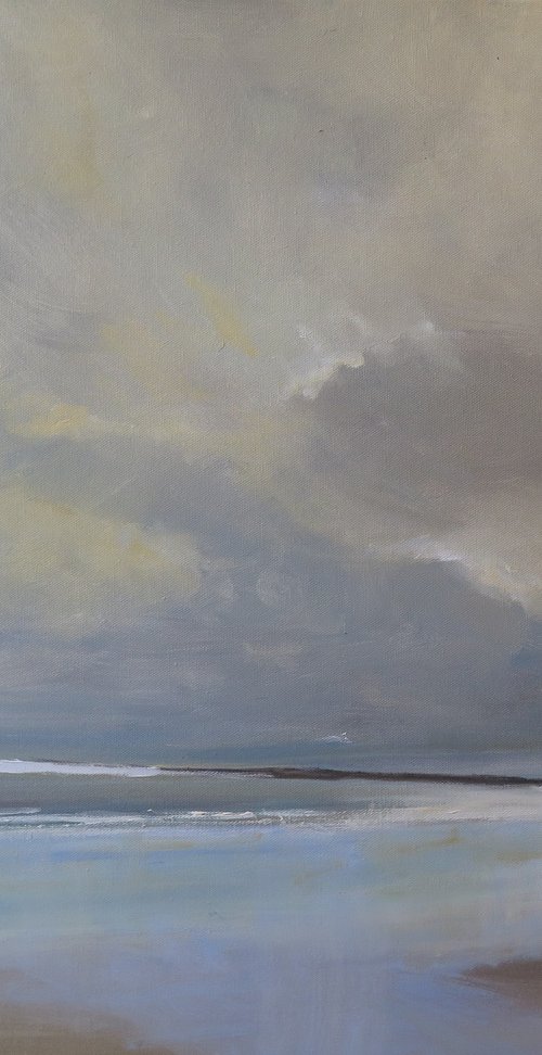 Bridlington Beach, Feb 20 by Malcolm Ludvigsen