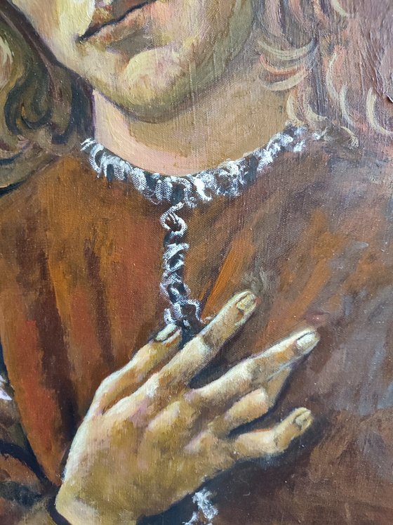 "Young Man." Based on Botticelli