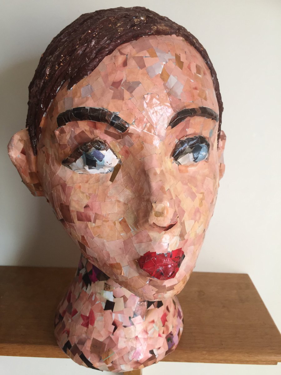 Mosaic girl by Paul Simon Hughes