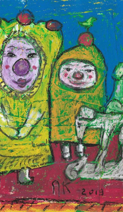 Clown family #5 by Pavel Kuragin