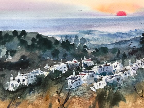 Greek village Sunrise #2