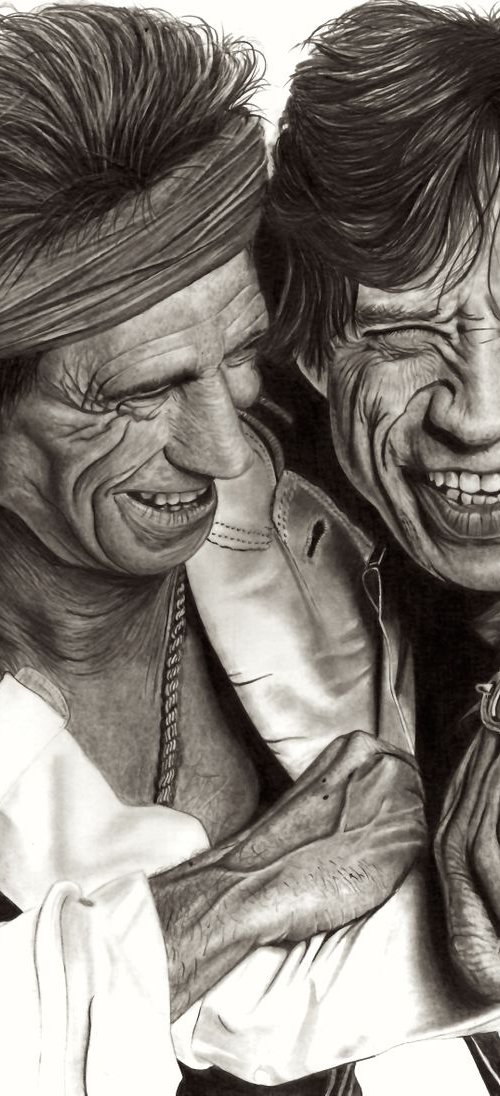 Mick and Keith by Paul Stowe