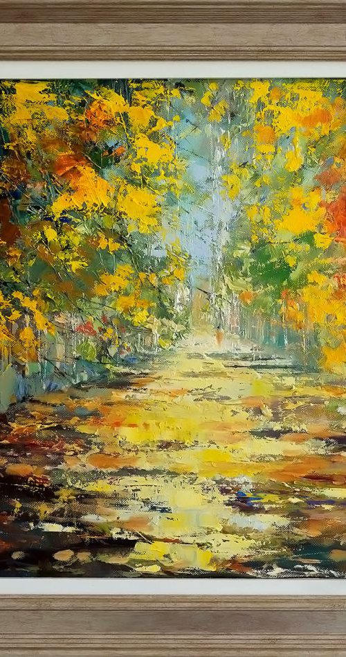 'Autumn Trees' by Ewa Czarniecka