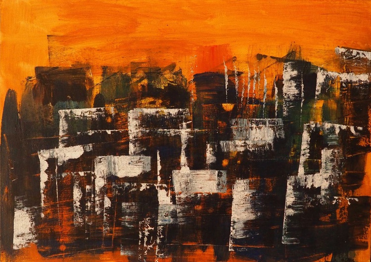 Equity Mixed Media Painting By Alex Sojic Artfinder