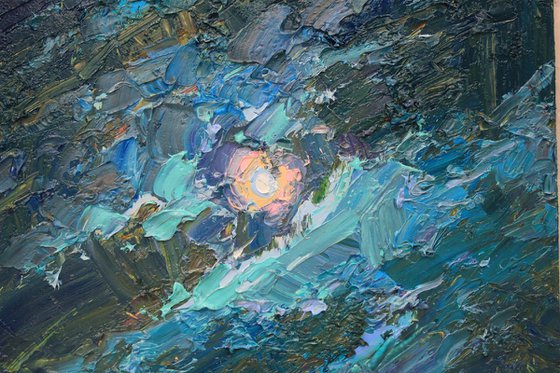 Turbulent Moon