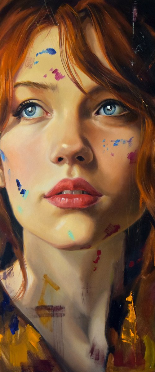 Contemporary woman portrait by Serghei Ghetiu