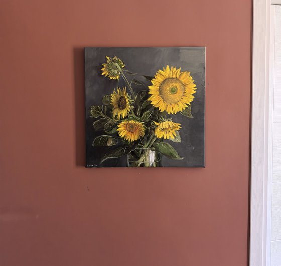 Sunflowers bouquet