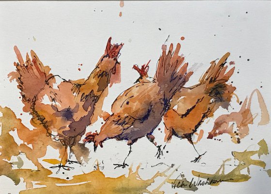 Busy Hens