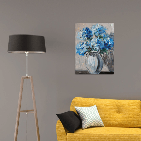 Blue Hydrangeas