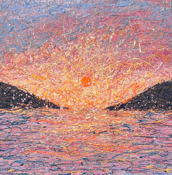 A Moment Held by Sunrise - framed