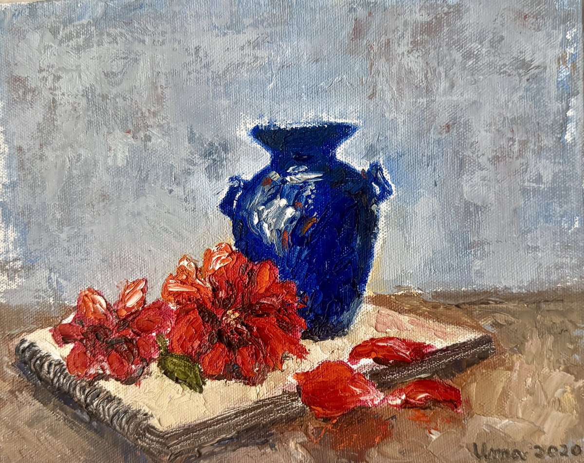 Flowers From My Garden 8 By Uma Krishnamoorthy, 10 X 8, Artwork For Sale On Artfinder