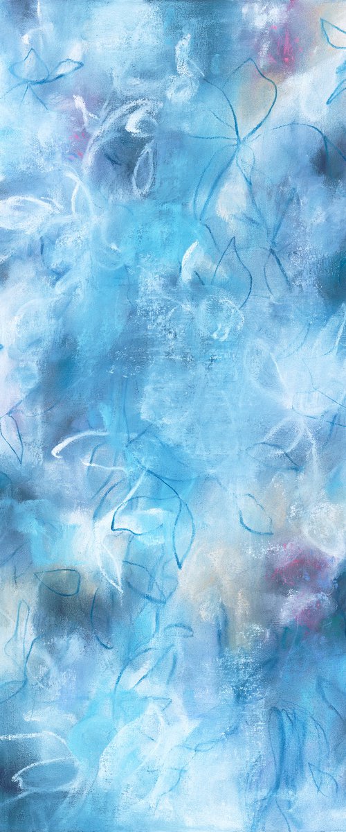 Blue Wild Flowers by Sara Richardson Artist