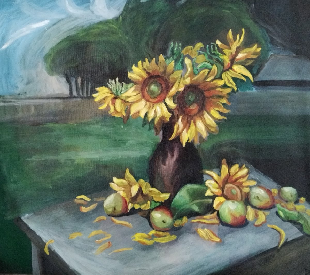 Sunflower by Viktoria Deri