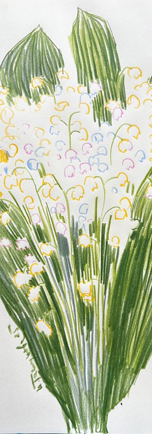 lilies of the valley by Yuliia Pastukhova