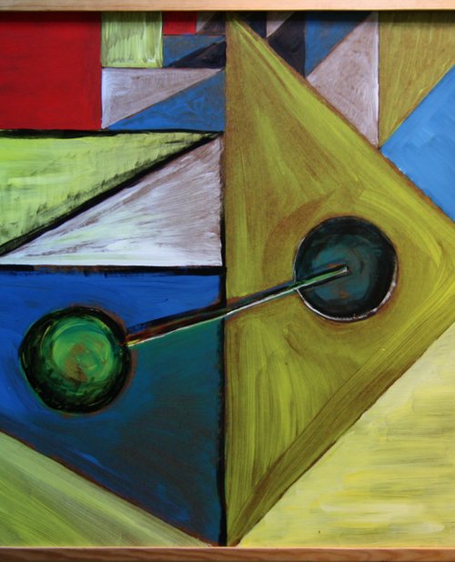 abstract-painting by Heinz Theuerkauf