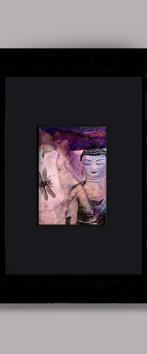 Buddha 111 - Mixed Media by Kathy Morton Stanion by Kathy Morton Stanion