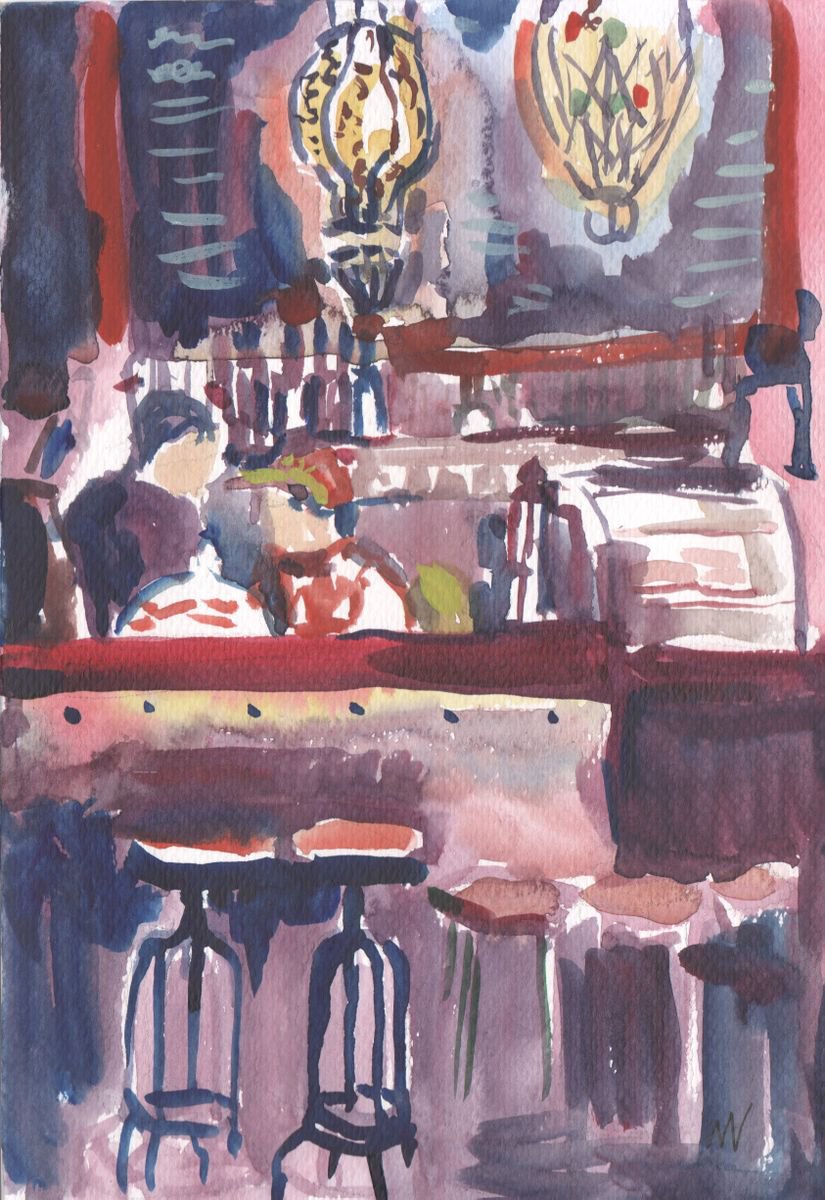 Cafe. by Mag Verkhovets