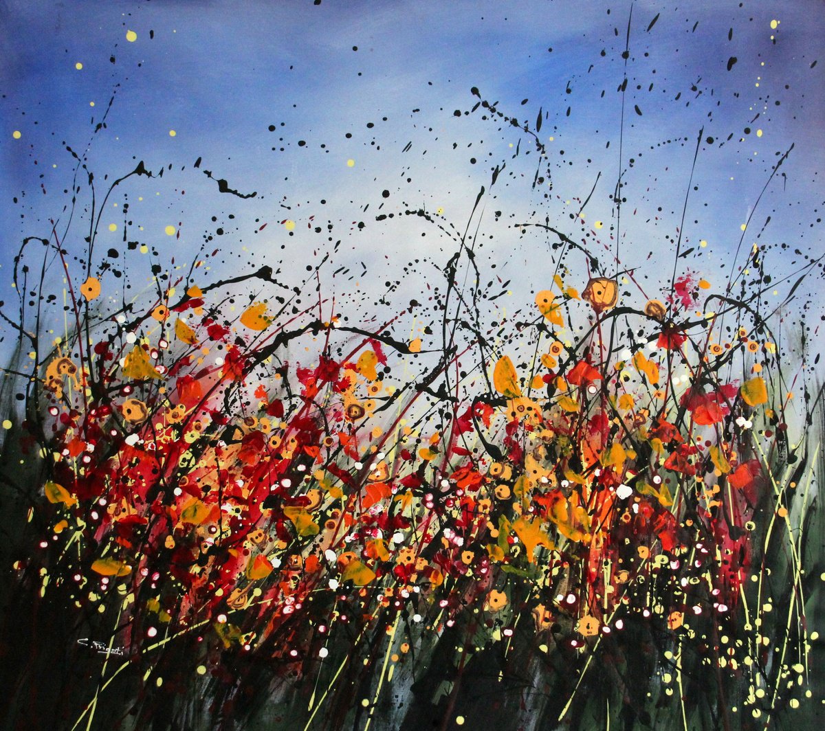 Only Seconds Away #3 By Cecilia Frigati, 39 X 35, Artwork For Sale On Artfinder