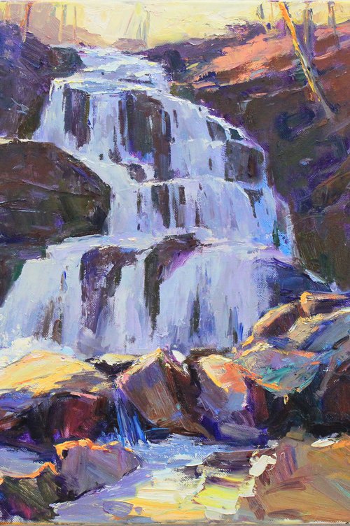 Shipit waterfall by Sergei Chernyakovsky