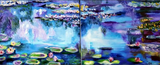 Water Lilies inspired by Monet