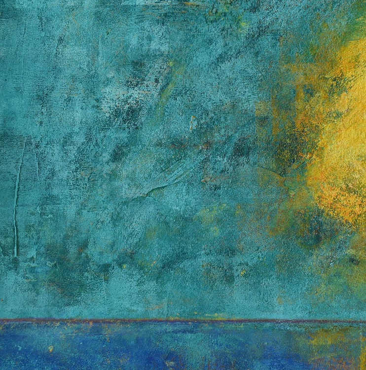Abstract Sunset Ocean Painting Entitled West Coa Artfinder