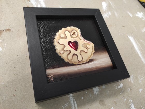 Little Jammie Dodger cookie still life