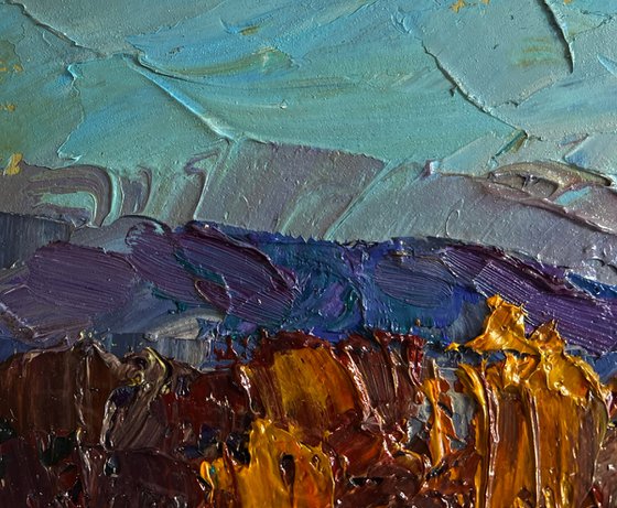 Autumn Road to the Mountains