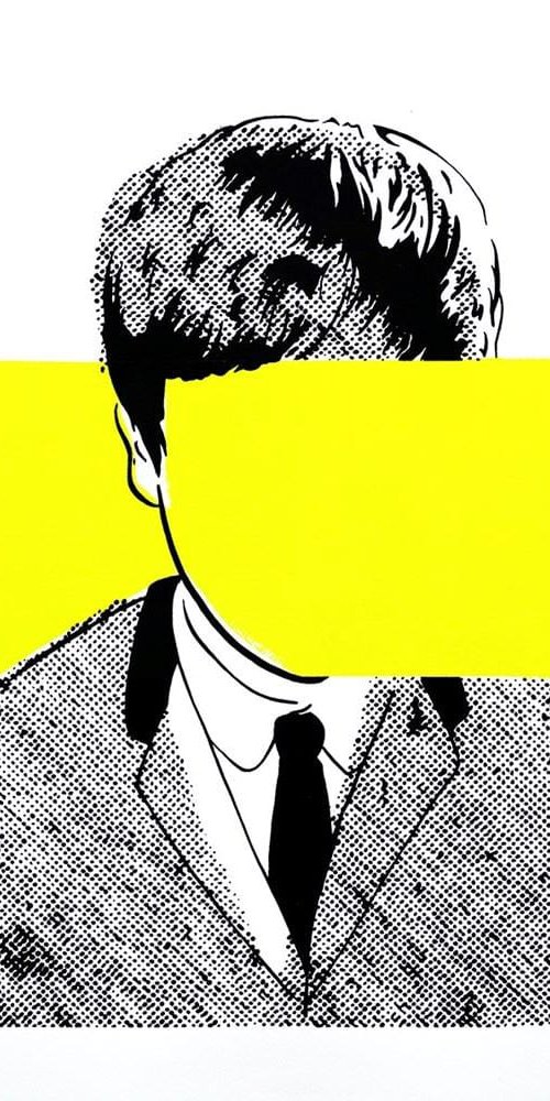 John Lennon (Yellow Stripe) by Carl Stimpson