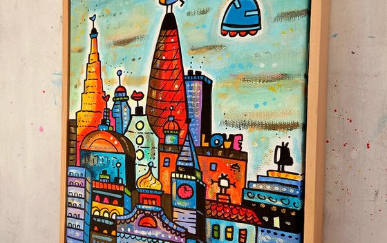Cartoon Vibrant London