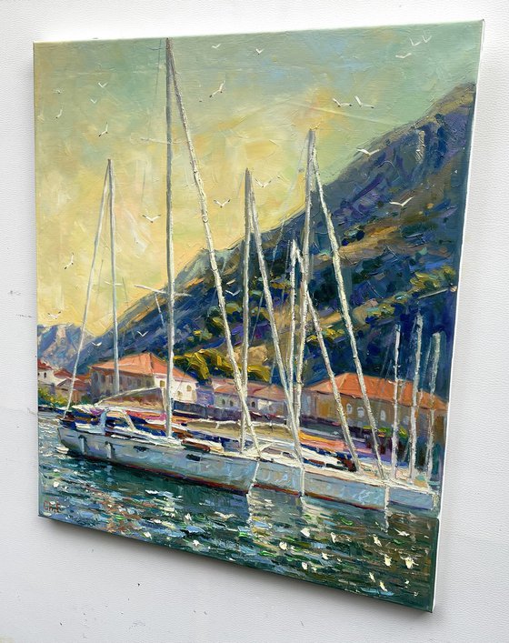"Yachts at the berth"