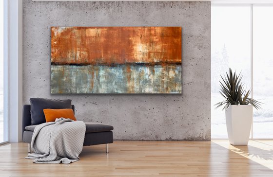 Rusted Concrete (80x42in)