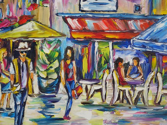 At the Harbor of Honfleur