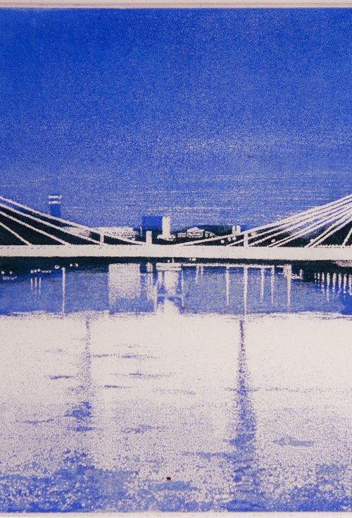 Albert Bridge at Twilight by Isabel Hutchison