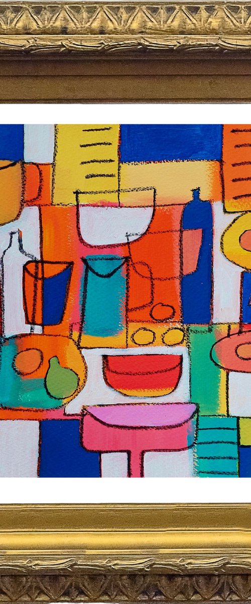 Two Interiors Paintings by Jan Rippingham