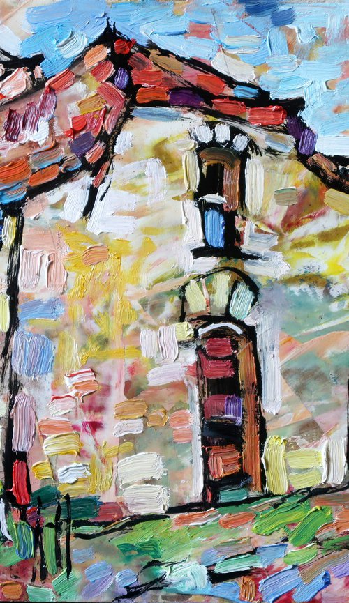 “Warm Walls of Provence” by Nikifor Swiristuhin