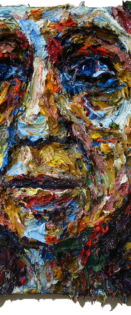 Original Oil Painting Portrait by David Padworny